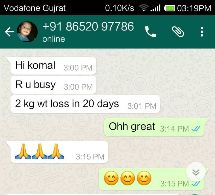 Results on ongoing weight loss programme.
#weightlossforever #preetyhealthy