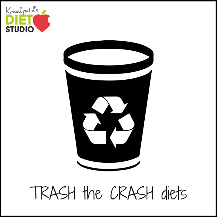 A crash diet that focuses on a particular food group or eliminates the other will always have adverse effect on the body. 
A balanced lifestyle which includes all food groups and regular exercises is the key to healthy life.
#healthy #healthylifestyle #balanceddiet #foodgroups #dietitian #komalpatel