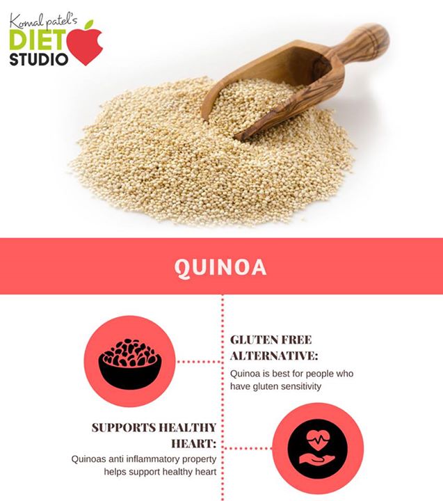 Quinoa. Little changes in your daily diet can really make a difference.More protein, More fiber, More filling....
#quinoa #protein #healthyeating #eatsmart #dietitian #komalpatel