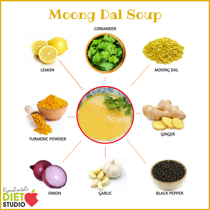 Moong dal soup is very simple and refreshing soup flavoured with lemon , ginger and corriander. 
This high protein soup is perfect for those exhausting days which will fill you up with energy..
#moongdalsoup #moongdal #soup #energy #diet #studio #komalpatel #dietstudio #dietitian #healthyrecipe #helthyfood #health #nutrition #protein #highprotein