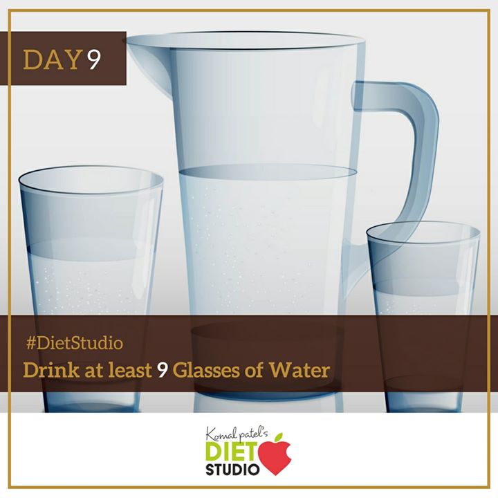 We all know the importance of drinking water and hydrating our body. It's winter and we often tend to drink less water we feel less thirsty and often get confused with hunger and thirst and end up eating more calories.
So let's start drinking at least 9 glasses of water that is up to 2-2.5 liter each day and stay healthy.
#water #drinkwater #thirst #glass #drinking #drinkwater #komalpatel #dietitian #nutrition #diet #tag #health
