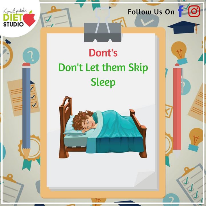 Don’t Skip Sleep to Score High on Finals...
Sleep is an active process where the brain works to heal the body by producing hormones beneficial for repair and growth. This is also the time for the brain to consolidate memories of what we studied and learned that day.
#sleep #exams #brain #exam #examnutrition #exams #dosanddonts #examstress #examhealth #examweek