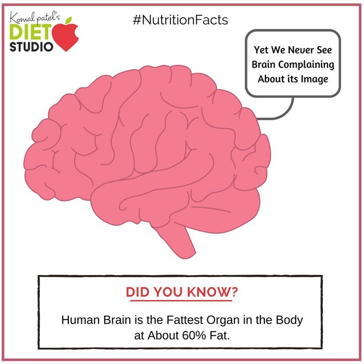 The human brain is nearly 60 percent fat. We've learned  that fatty acids are among the most crucial molecules that determine your brain's integrity and ability to perform. Essential fatty acids are required for maintenance of optimal health but they can not synthesized by the body and must be obtained from dietary sources. 
#brainhealth #brainfat #brain #fattyacids #fats #goodfats #healthyfats #healthyfood #healthtips #doyouknow #health #fitness #wellness