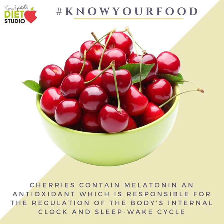 Know your food
#knowyourfood #cherries #melatonin #antioxidant #sleep #goodsleep #healthylifestyle #qualitysleep #food