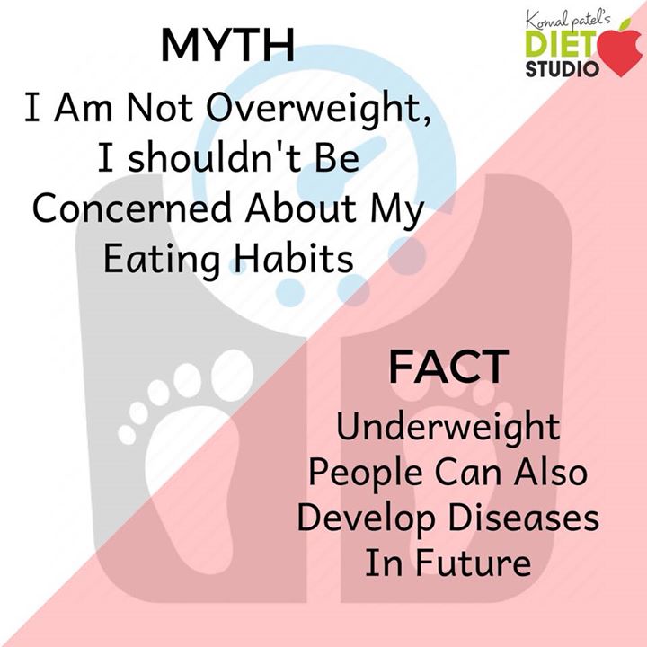 Myth and facts
Whether you are overweight, underweight or have normal BMI your eating habits have to be healthy to avoid risk factors for any diseases.
#healthyeating #eatingpatterns #myths #facts #healthtips