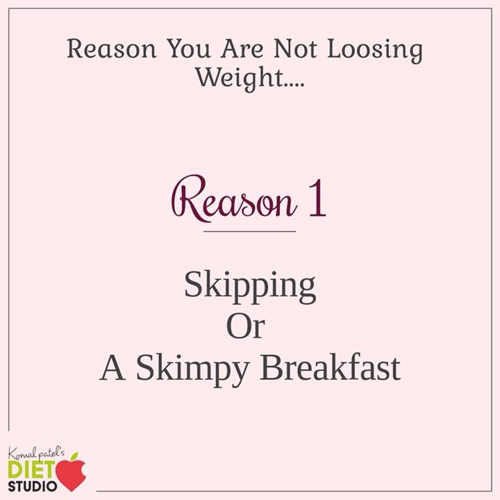 Skipping breakfast or skimpy breakfast is a big reason for not losing weight.
Skipping breakfast 
▪️slows your metabolism.
▪️Destroys healthy muscle mass.
▪️Leaves you feeling tired, headaches. 
▪️Makes you crave high sugary foods all day. 
▪️Low blood sugar levels 
▪️Mood swings 
▪️Weight gain
Breakfast is the most important meal of the day. Eat often, lose fat. Feed the muscle.
#breakfast #weightgain #weightloss #muscle #reasons #skipping