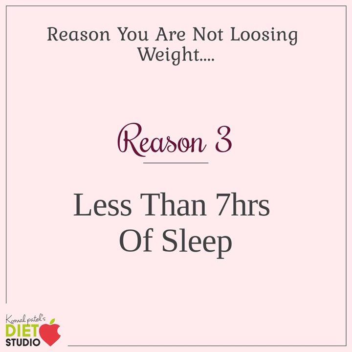 Not sleeping for at least 7 hours can lead to weight gain. 
Not sleeping enough can lead to muscle fatigue, slowed down reflexes, hormonal imbalance, and weight gain. 
#weightgain #reason #sleep #qualitysleep #hormones