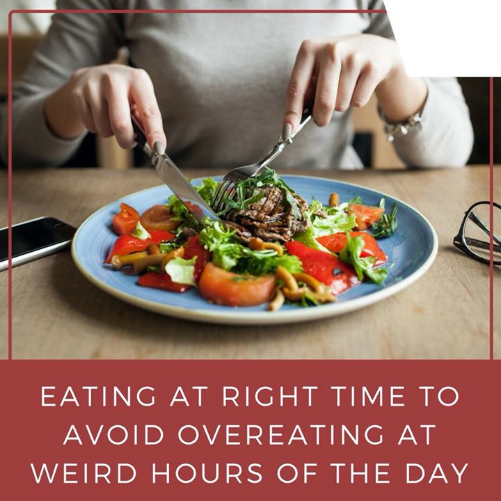 Eat at right time to avoid overeating the next meal. 
#overeating #meals #mindfuleating #healthyeating #healthylifestyle