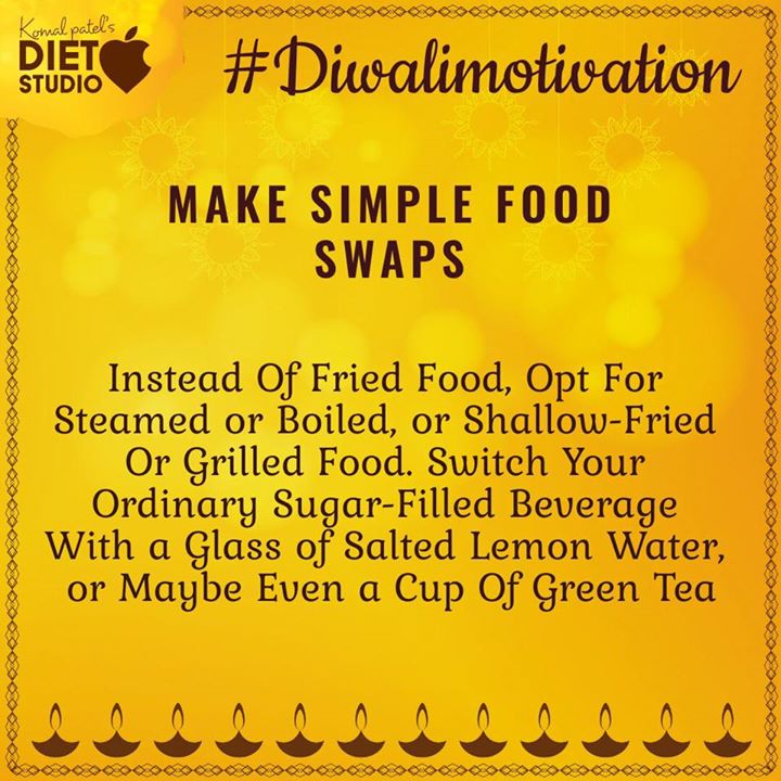 #diwalimotivation 
Balance and moderation is the key to healthy Diwali.
Some quick tips for healthy and guilt free Diwali 
#diwali #happydiwali #motivation #healthydiwali #food #healthyfood #guiltfreediwqli