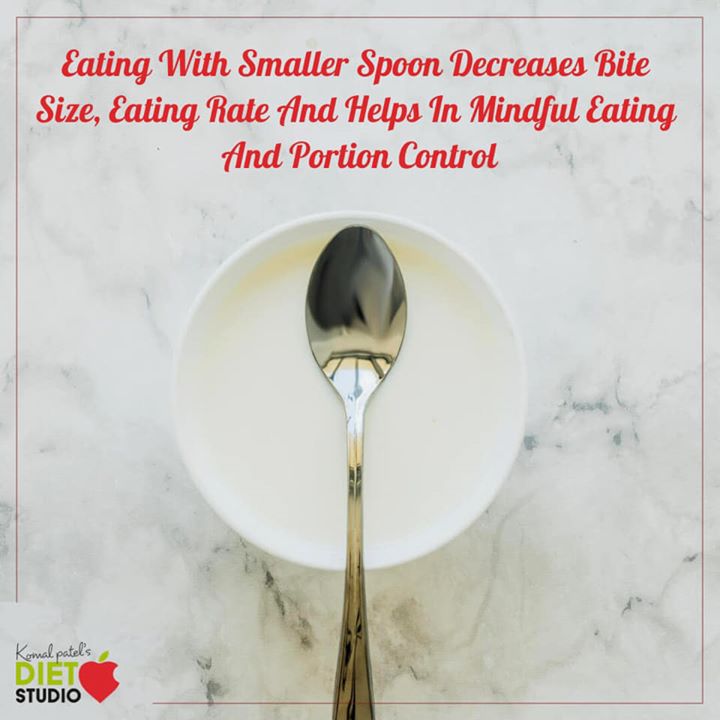 When it comes to mealtimes, what many of us could benefit from is the practice known as 'mindful eating' one of the way is by using smaller spoon...
#mindfuleating #portioncontrol #healthyeating