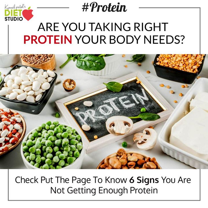 Are you taking right protein your body needs?
Check out for this signs or symptoms that shows you are not getting enough protein.
With this do consult doctor or dietitian to confirm it 
#protein #body #signs #proteinrequirement #proteinsource