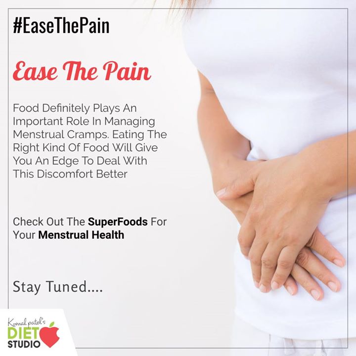 #easethepain 
Food definitely plays an important role in managing menstrual cramps.Eating the right kind of food will give you an edge to deal with this discomfort better 
Check out the superfoods for your menstrual health 
.#menstrualpain #pms #womenshealth #health #superfood