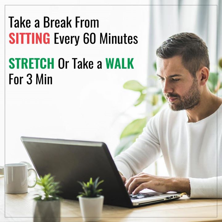 When you sit, you use less energy than you do when you stand or move. Research has linked sitting for long periods of time with a number of health concerns. They include obesity and a cluster of conditions increased blood pressure, high blood sugar, excess body fat around the waist and abnormal cholesterol levels that make up metabolic syndrome. 
#sitting #deskjob #metabolicsyndrome #obesity #research