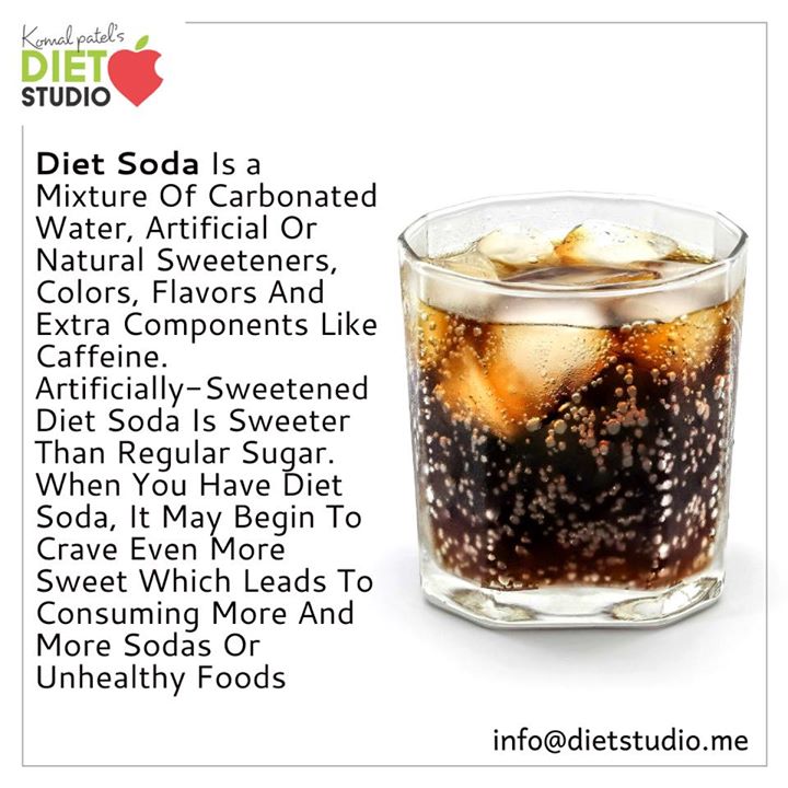Although switching from regular soda to diet soda may save you calories, it's not yet clear if it's effective for preventing obesity and related health problems in the long term.

Healthier low-calorie choices abound, including water, skim milk, and unsweetened tea or coffee, coconut water 
#dietsoda #health #carbonateddrinks #obesity