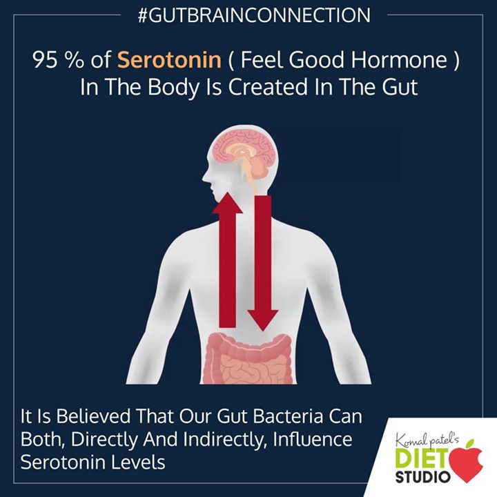 #gutbrainconnection 

Although serotonin is well known as a brain neurotransmitter, it is estimated that 90 percent of the body's serotonin is made in the digestive tract.
#guthealth #gutflora #microbes #microrganism #serotonin #neurotransmitter