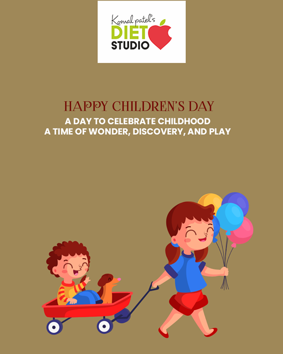 A day to celebrate childhood a time of wonder, discovery, and play.

#HappyChildrensDay #ChildrensDay #komalpatel #diet #goodfood #eathealthy #goodhealth