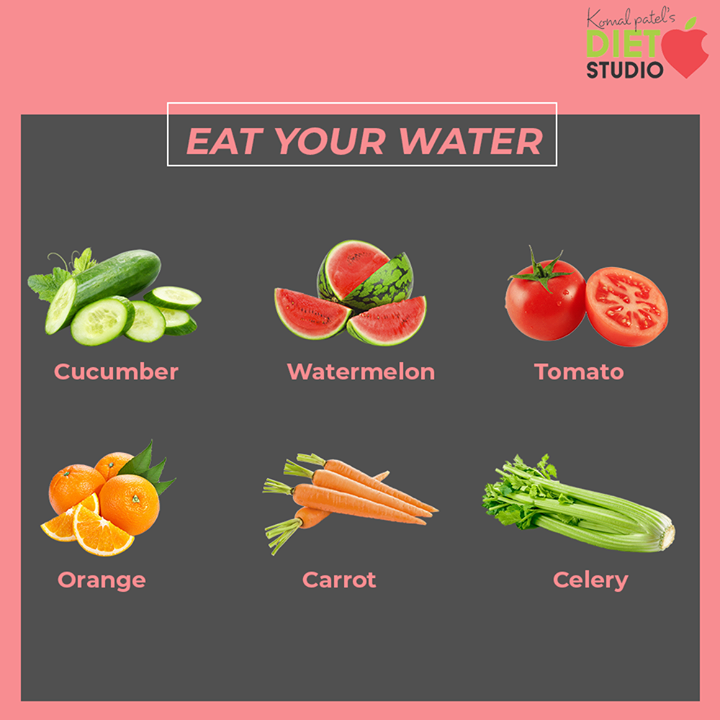Fresh fruits and vegetables keepyourbody hydrated. Most foods contain somewaterbut plant foods have more. When you consumewaterthrough fruits and vegetables you also get antioxidants, anti-inflammatory agents and fiber.

#komalpatel #diet #goodfood #eathealthy #goodhealth