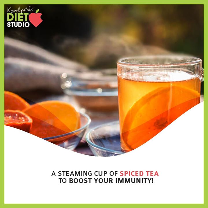 A steaming cup of spiced tea not only boosts your energy levels but also aids in digestion, supplements you with antioxidants prevents inflammation, prevents cancer, and improves immunity.

#komalpatel #diet #goodfood #eathealthy #goodhealth