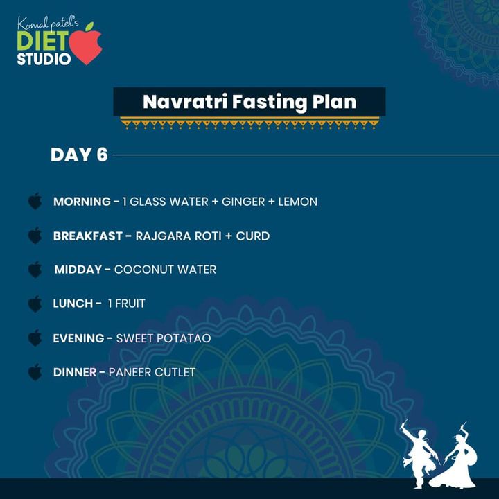 Fasting Navratri food plan. 
interesting balanced and healthy diet plan for all those health conscious people out there.
#healthydietplan #navratri #dietplan #fasting #diet #dietitian #komalpatel  #dietitiansofinstagram #dietitian#fastingplan #navratridiet