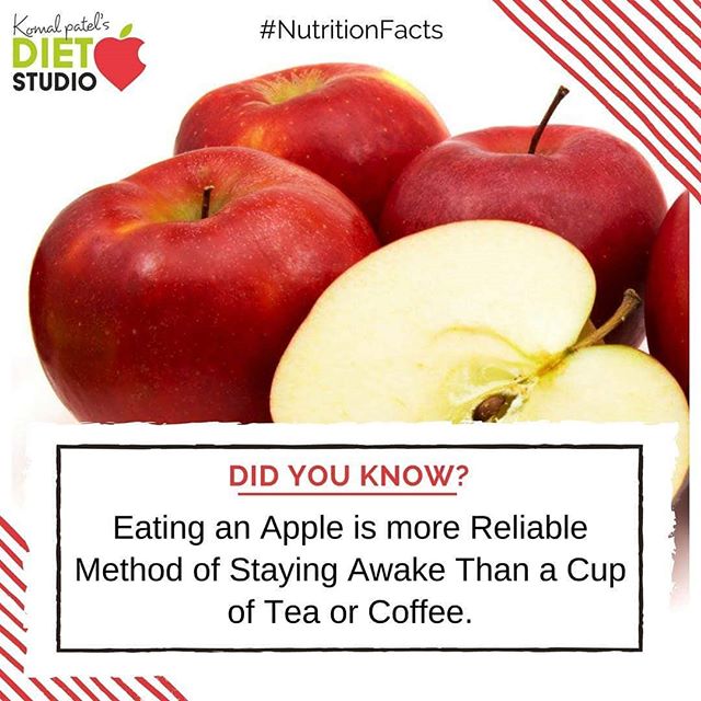 The natural sugar in Apple wakes the body up , giving a more natural energy boost working slowly around the system which keeps you awake . Apples are also a good source of fiber.
So if you want more energy for an hour -long body pump session Eat an apple.
#apple #coffee #naturalsugar #boost #metabolism #energy #fiber #nutritionmatters #healthtips #dietstudio #diet