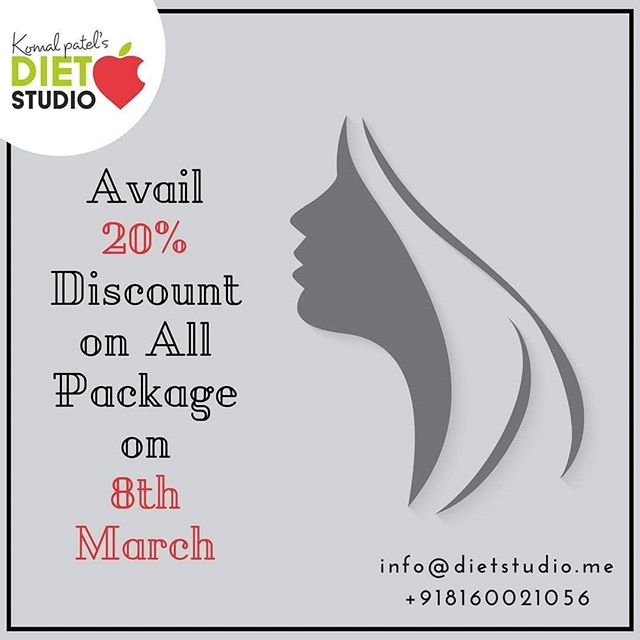 Healthy is a new outfit that looks different on each women
We are celebrating international women's day on 8th march.
To all women's Avail 20% discount on all packages to celebrate health.
#womenshealth #womensweek #womensday #womenshealth #womensfitness #komalpatel #dietitian