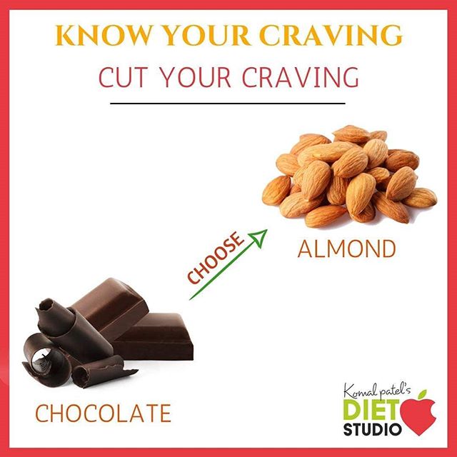 Try it out
Switch to these foods and curb your cravings 
#cravings #sugar #chocolate #almonds #foods #eatclean #healthychoice #healthyfood #fitness #healthylifestyle