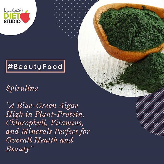 Spirulina is a type of oceanic algae that contains a wide array of nutrients....
Use as a powder in your diet to avail its health benefits.
#spirulina #beautyfood #beauty #protein #antioxidant