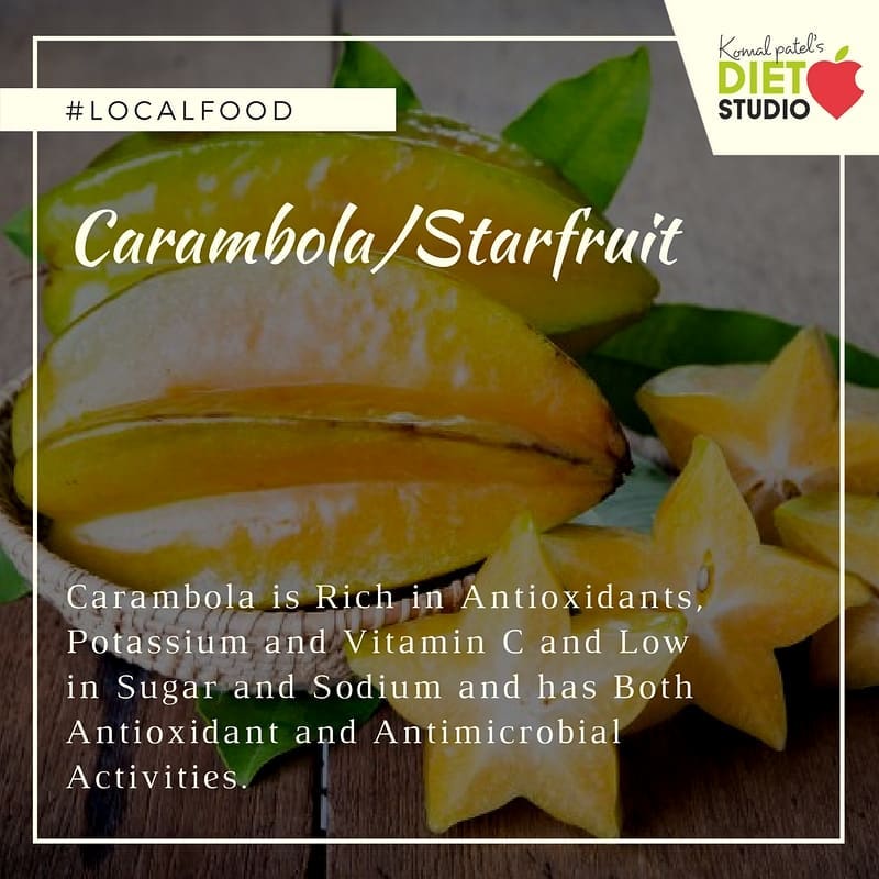 Local food 
Star fruit is a delicious fruit. It is low in calories, but packed with vitamin C, fiber and antioxidants.
#localfood #seasonalfood #eatloal #antioxidant #starfruit #carambola