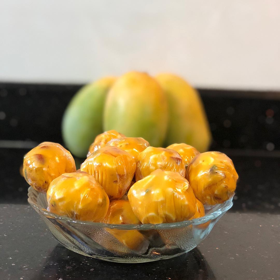 Komal Patel,  mango, mangoballs, mangorecipe, bites, mangodessert, mangobites, mangoes🍋