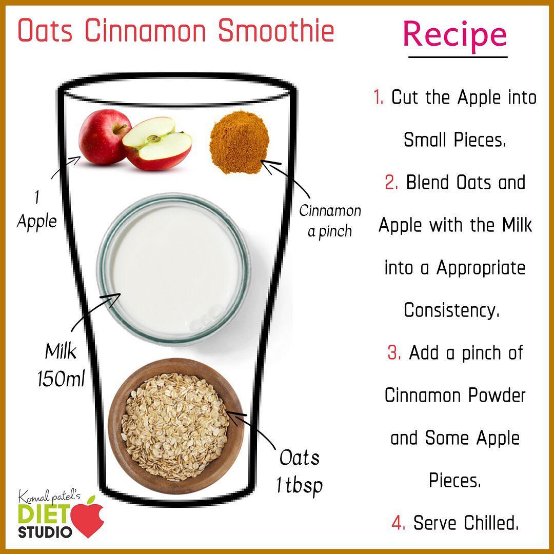 Oats supply your body with protein, magnesium, and manganese. The slow-burning carbs found in oats are great source of fuel for your morning. Blend oats with some fruit, and a dash of cinnamon for a drink that is both healthy and tasty.
#oats #smoothie #oatssmoothie #protein #cinnamon #apple #healthybreakfast #breakfastideas #applesmoothie #smoothiebowl