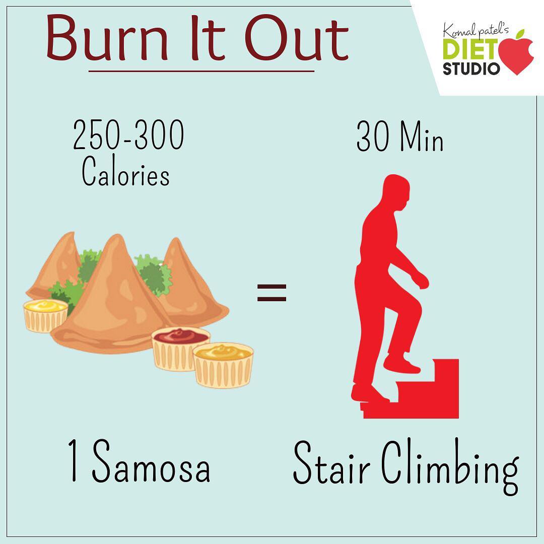Burn it out
We tend to eat samosa without even giving it a thought. A samosa is going to give u around 250-300 calories 
Instead replace them with hummus and veg sticks or baked nachos and salsa 
#burnout #calories  #unjunk #lettuce #pizza #burger #samosa