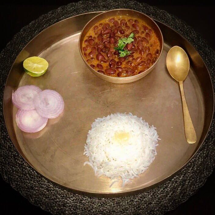 Komal Patel,  rajma, chawal, meal, dinner, balanced
