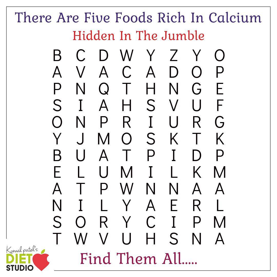 Find out 5 calcium rich food from different food groups.
Write your answer in comment section...
#jumblewords #calcium #answers
