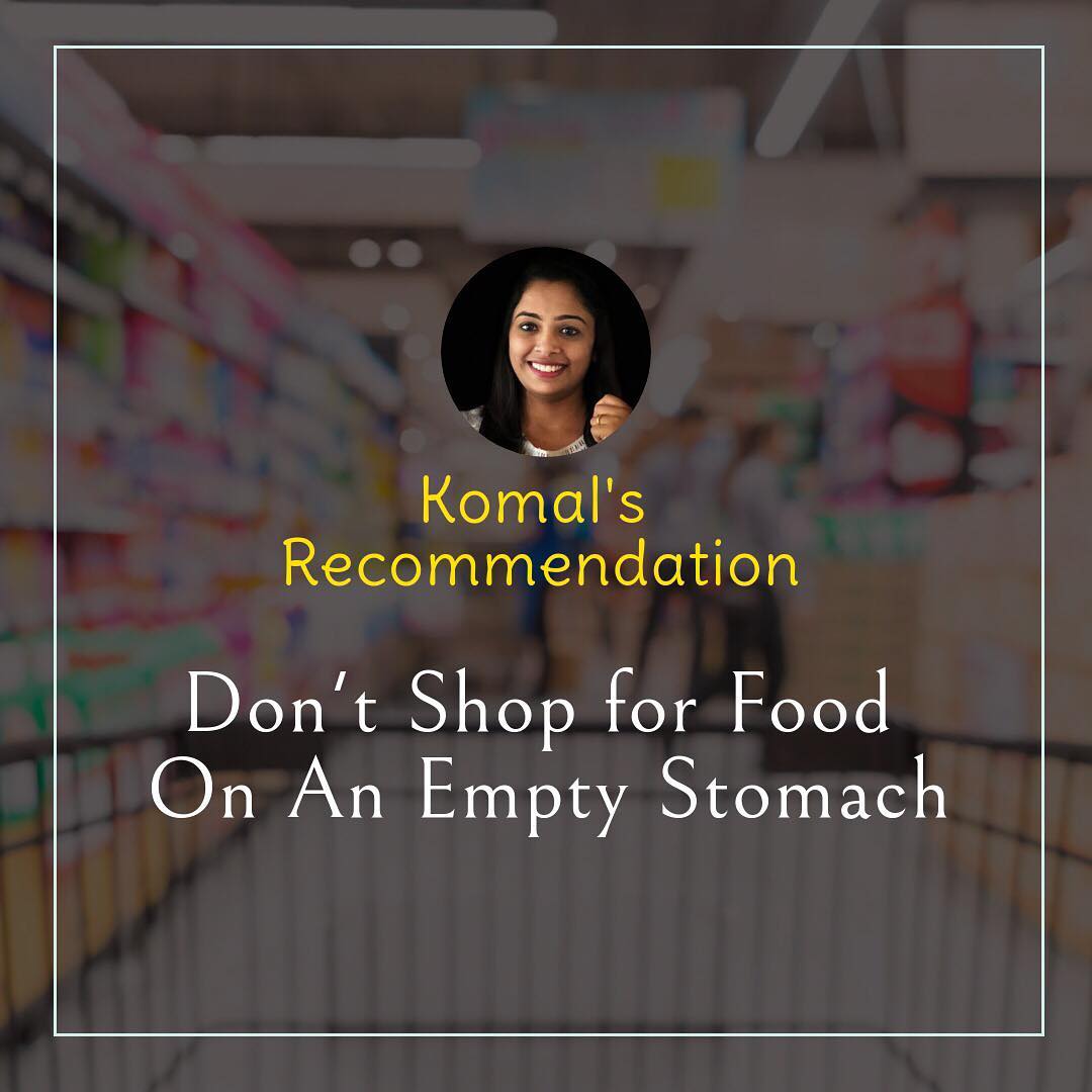 A piece of advice.
To make the best healthiest choice for yourself make sure your body is fully nourished while you go for shopping.
#shopping #smartly #smartshopping #shopsmart #healthychoice