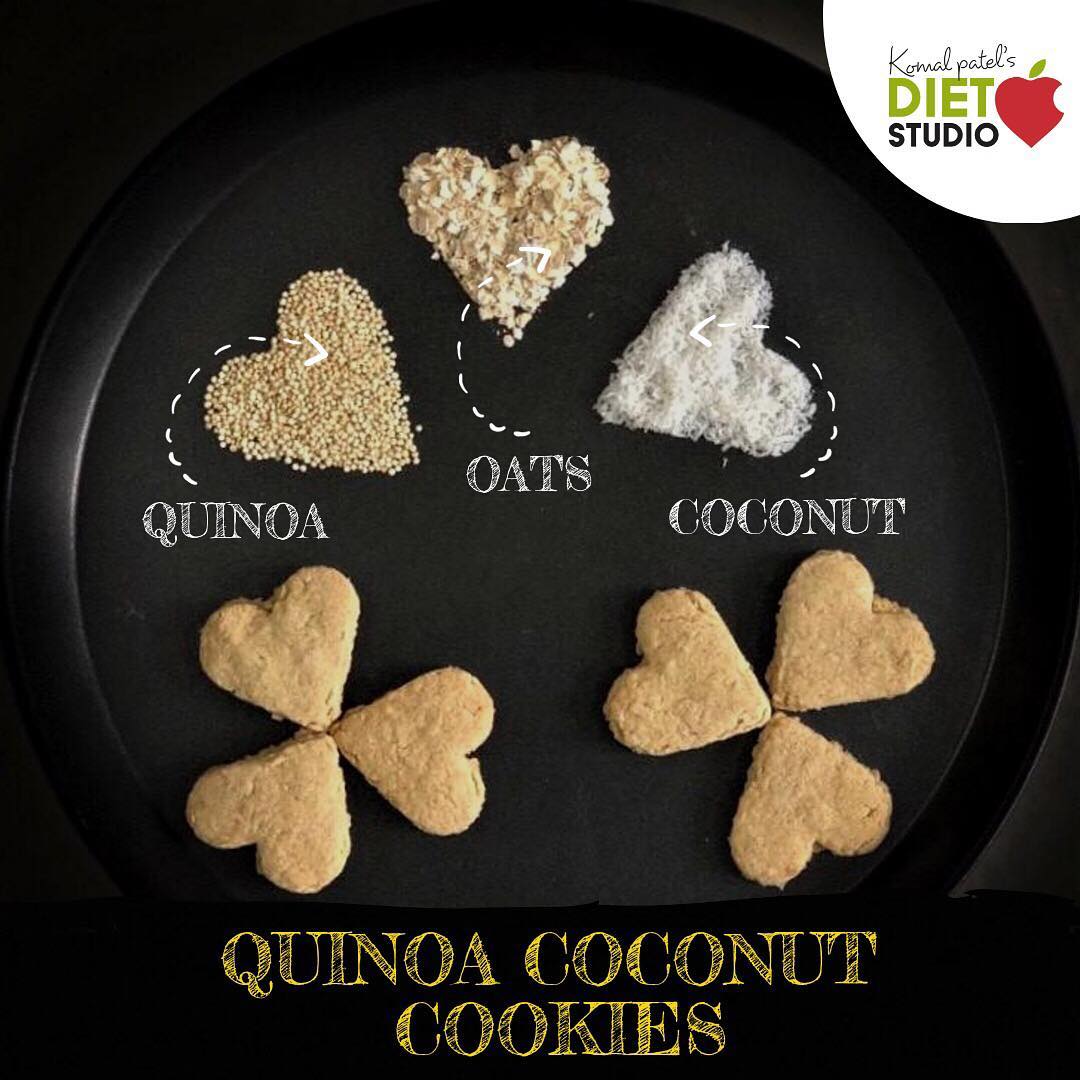 When my kid asks for cookies to a mom who is a Dietitan 😜 she always have an healthy option.
Made cookies with Qunioa + oats + coconut with help of my friend Mihal. 
Thanks a lot Mihal for such crispy and tasty cookies.
#cookies #qunioa #oats #coconut #kidshealth #kidsnutrition #tiffinideas #kidstiffin #healthysnacks #snacks #kidssnacks