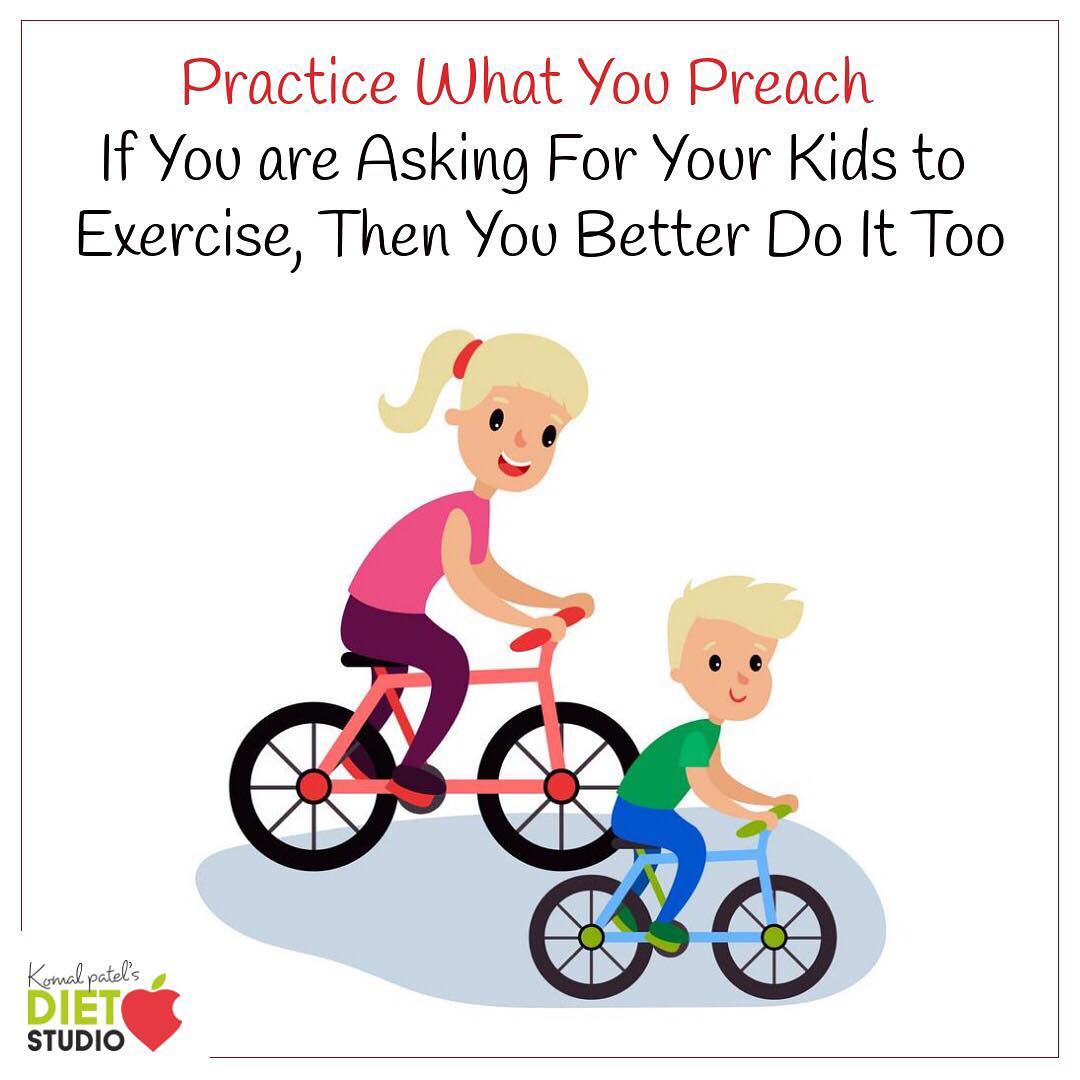 Practice what you preach...
#kidshealth #kidsnutrition #kids #parenting #parenthood #parents #nutrition #fitness #practice