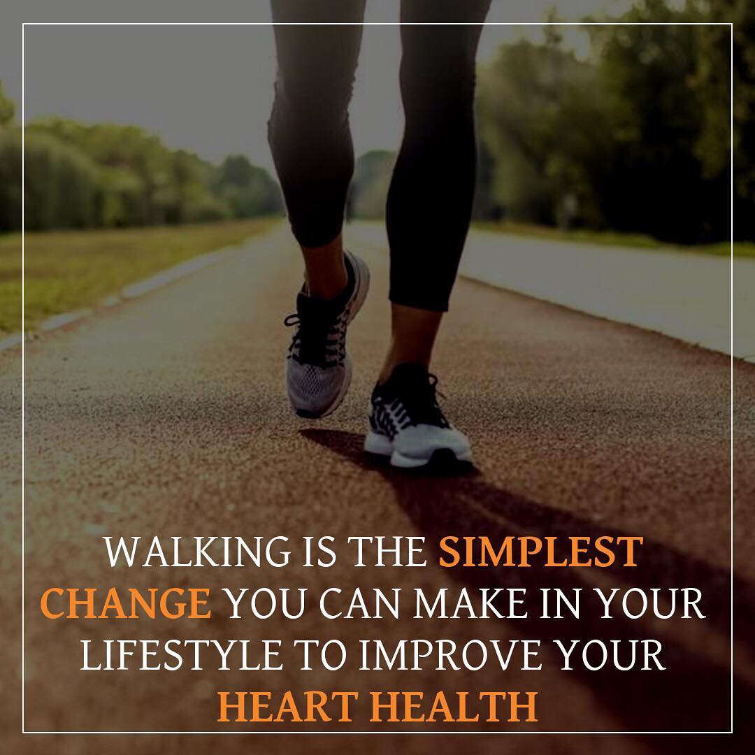 Make small simple changes for a healthy living 
#health #healthylifestyle #fitness #fit #walking #exercise