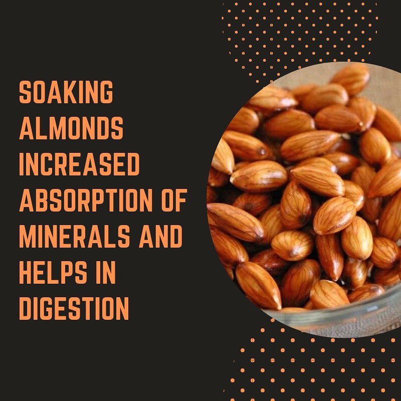 Do u soak your almonds? 
#almonds #benefits #digestion