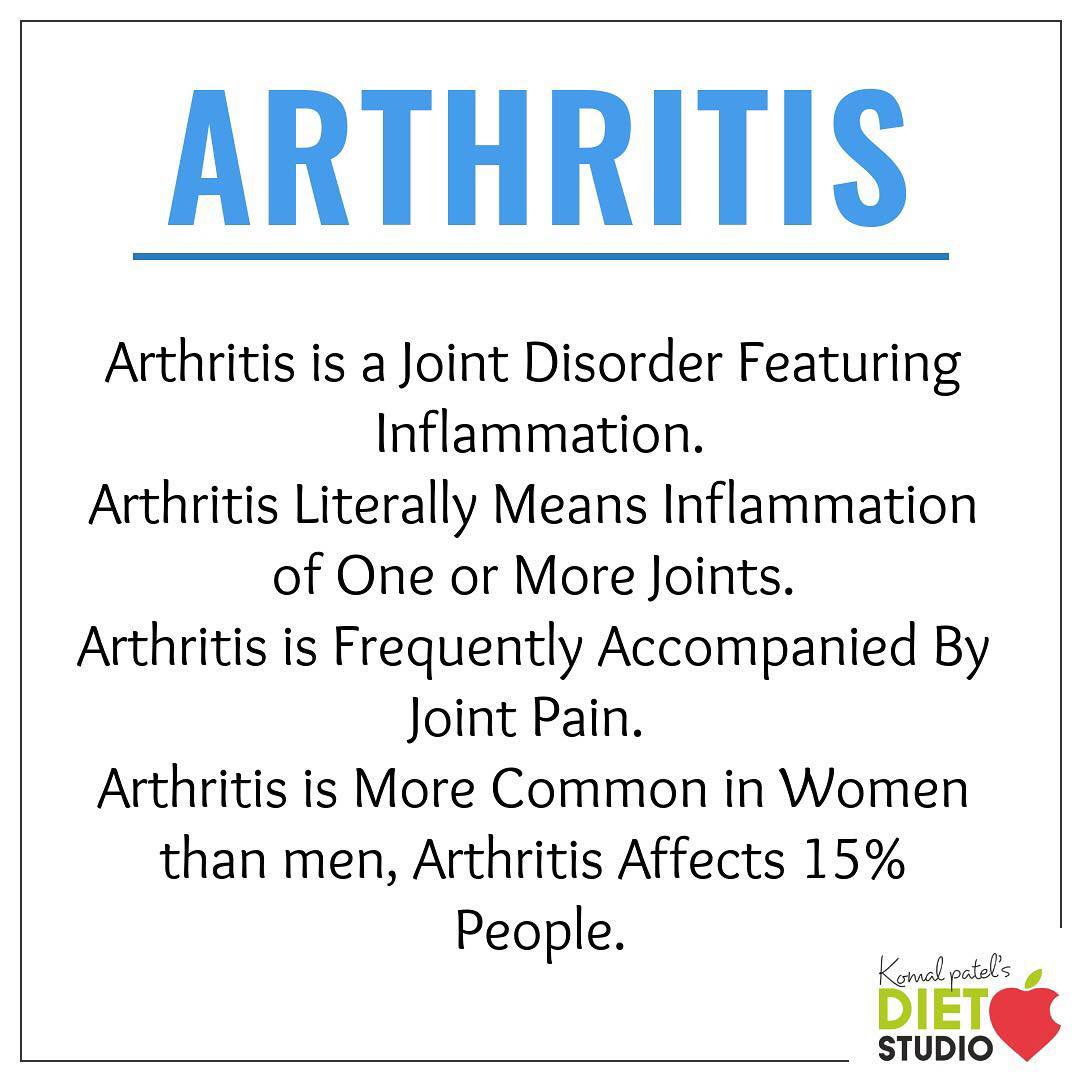 Arthritis is a common condition that causes pain and inflammation in a joint.
Check out for the symptoms and food for arthritis. 
#arthritis #symptoms #food #jointpain #disorder