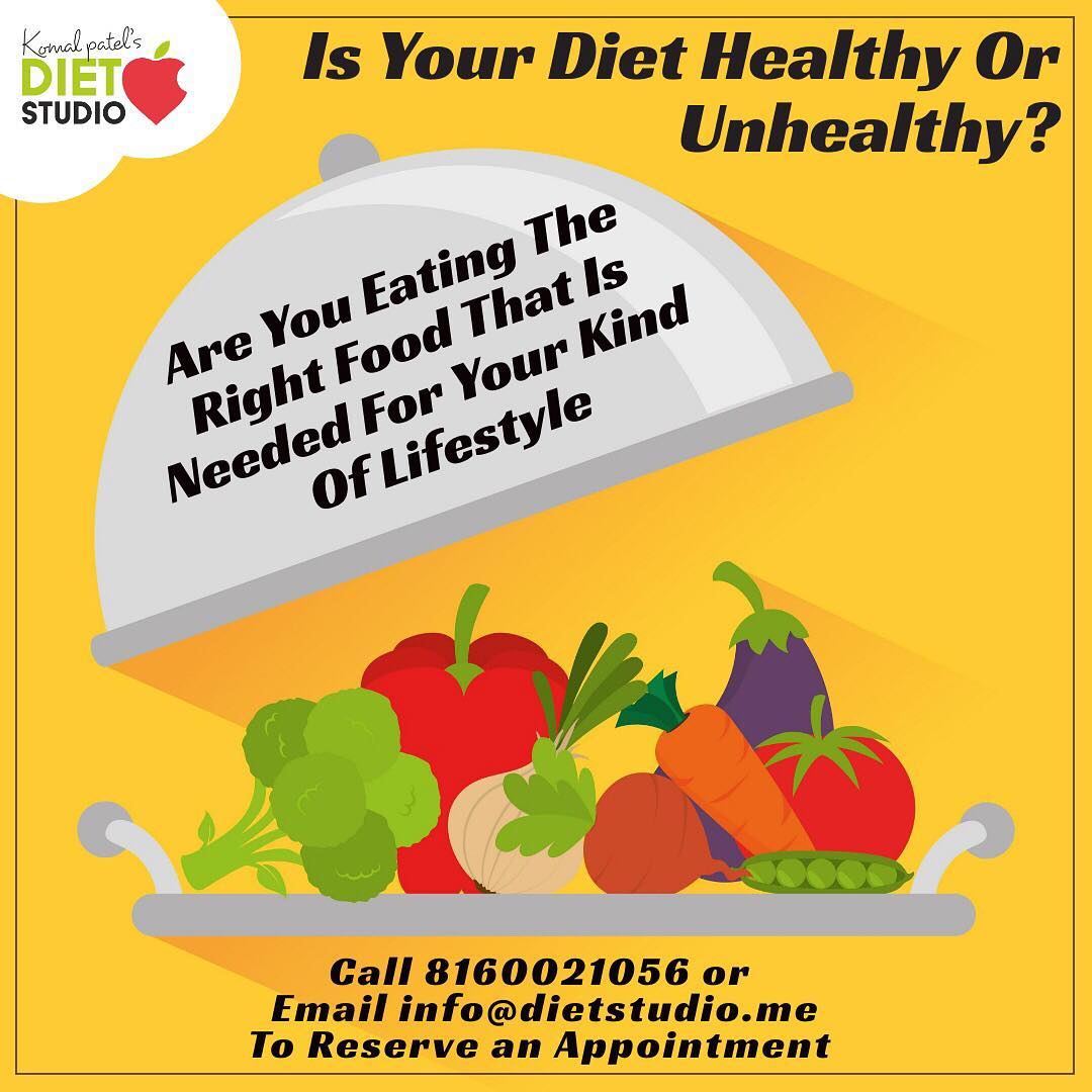 Are you eating the right food that is required for your body? 
Contact us for a customized diet plan based on your history , medical history, and your lifestyle. 
Call us on 8160021056 
Or mail us on 
Info@dietstudio.me 
#dietclinic #diet #dietplan #komalpatel #weightloss #lifestylemanagment #diabetes #pcos