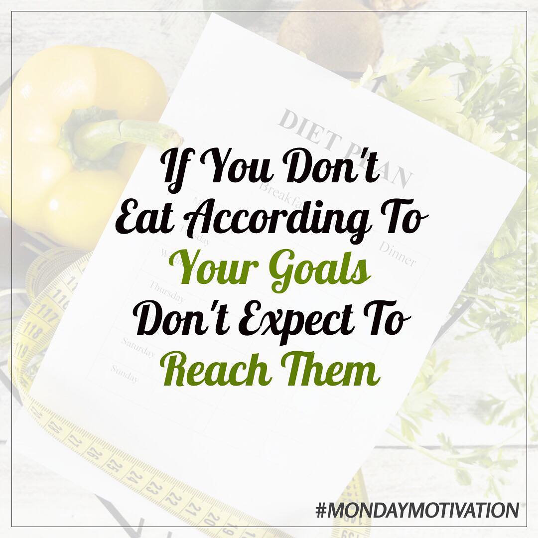 Eat according to your goals.
#mondaymotivation #goals #healthy #healthyeating #fitness