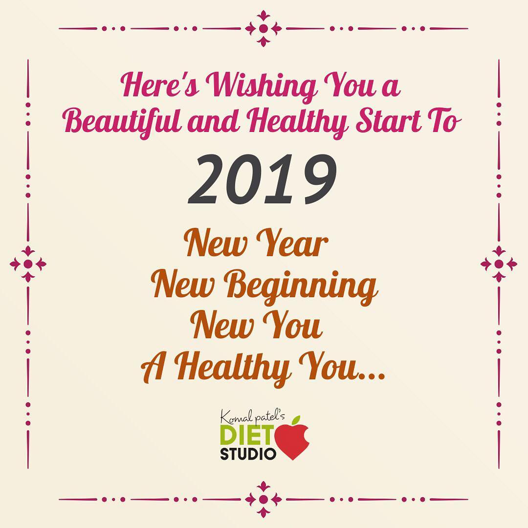 A very happy new year to all from diet studio 
Wish you all a healthy and fitful year ahead 
#newyear #health #fitness #healthynewyear #komalpatel #dietitian #nutritionist #dietclinic #dietstudio