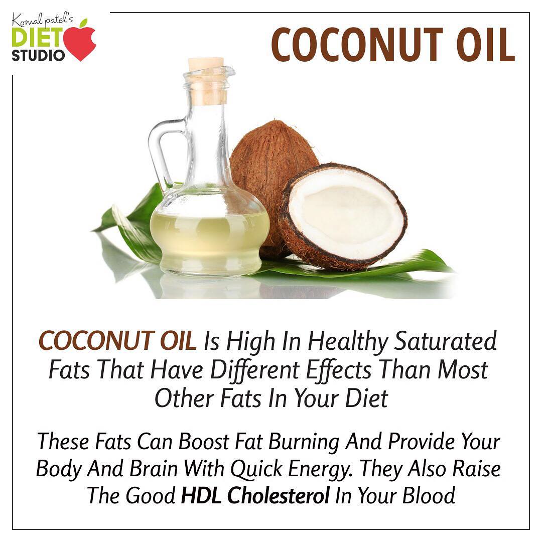 Coconut oil benefits your health in many ways. 
But make sure you balance all the fats in a right proportion 
Consult a qualified dietitian to make a balanced meal according to your lifestyle and health goals
#health #coconutoil #benefits #dietitian #lifestyle #healthylifestyle