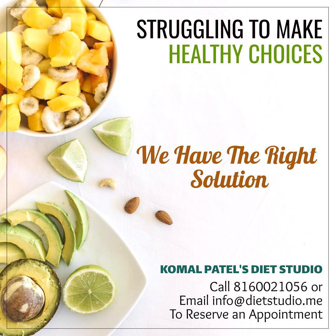 The first step to making healthy normal is making healthy choices.
 Make Better Food Choices. Find out what you need. Get personalized nutrition information based on your age, gender, height, weight, and physical activity level.
#contact us for any health queries 
#health #healthy #diet #dietplan #dietclinic #komalpatel #dietitian #nutrition