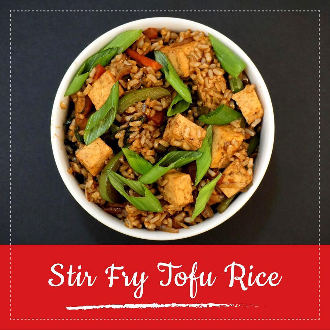 The format of a stir fry, which is protein, veggies and rice with a tasty sauce, provides the perfect template to get creative and make it healthier option. 
The tofu with the added generous helping of veggies and tender brown rice tossed with this delicious sauce makes for one hearty and satiating .
Check out for the whole recipe in the link below
https://youtu.be/0he7vfIebOc

#brownrice #tofu #soyabean #soy #stirfry #recipes #healthy #healthyoptions #youtube #video #healthyrecipes