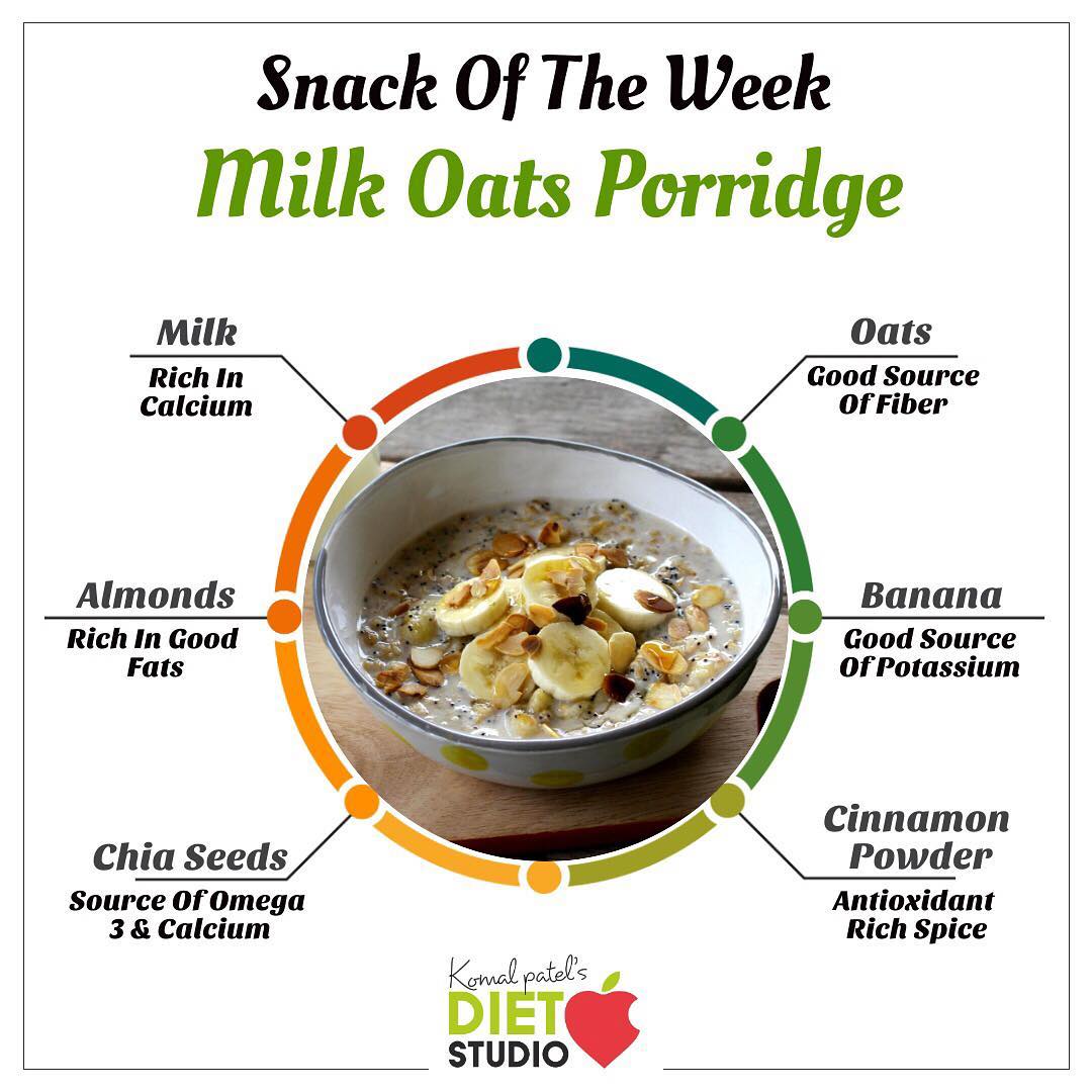 The oatmeal and cinnamon both boost your metabolism, this makes for a great way to get heart healthy oatmeal recipes into your diet and make a healthy breakfast 
#breakfast #snack #cinnamon #oats #milk #oatsporridge