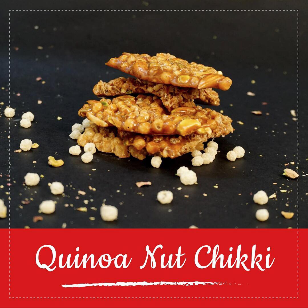Replace your puffed rice with puffed quinoa....
Puffed Quinoa Jaggery Chikki is a gluten free, vegan treat. 
Quinoa is gluten-free, high in protein and one of the few plant foods that contain all nine essential amino acids. 
Check out for the recipe 
https://youtu.be/tTPh-5GTskY
#qunioa #qunioachikki #chikki #jaggery #glutenfree #healthyuttrayan #uttarayan