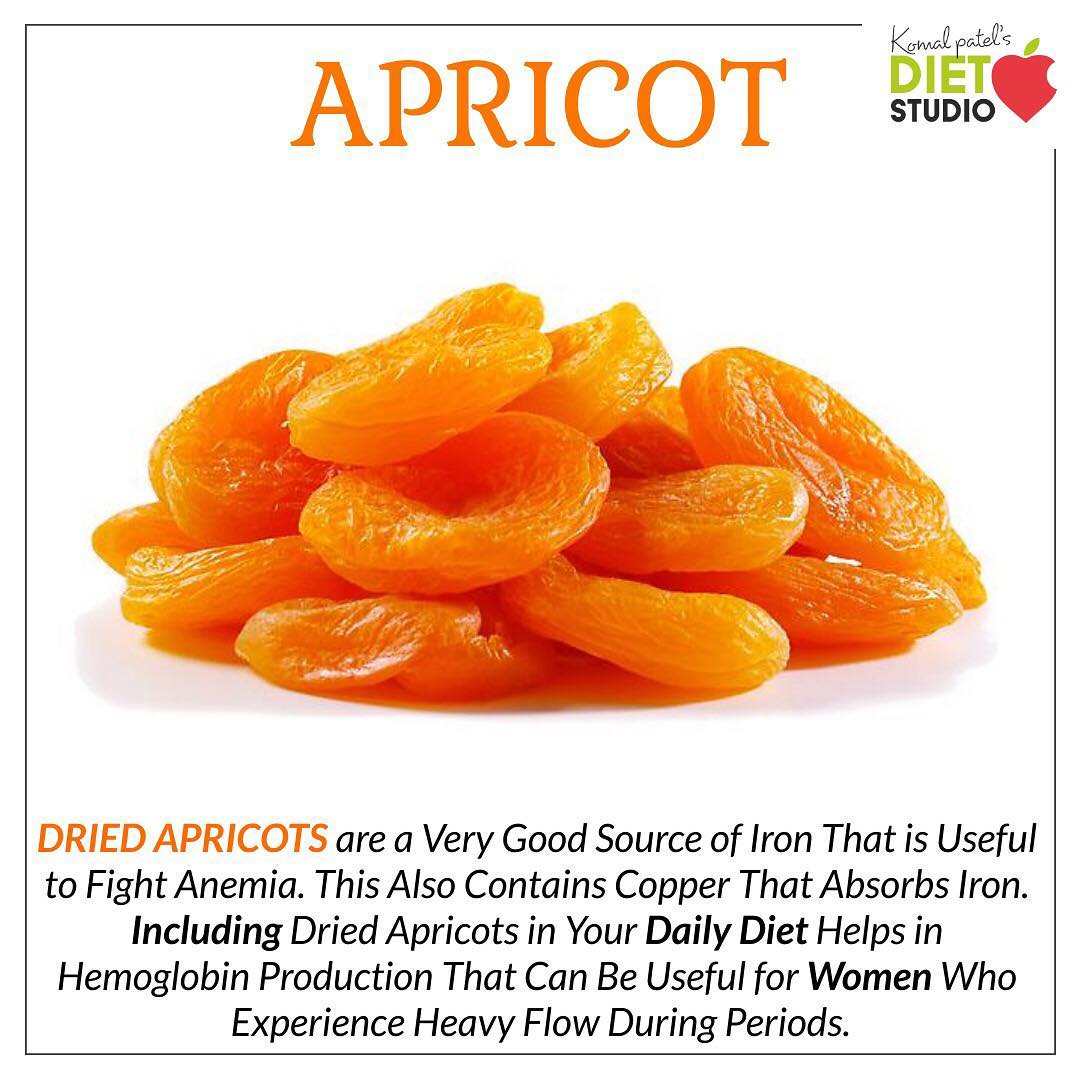The impressive health benefits of apricots are due to the wide range of nutrients present in it. Apricot is rich in vitamins like beta-carotene, Vitamin A, C, E and K. It is rich in minerals like iron, potassium, manganese, magnesium, phosphorus. It is also a good source of antioxidants, dietary fiber and flavonoids. 
#apricots #dryfruits #driedfruit #vitamins #antioxidant #hemoglobin
