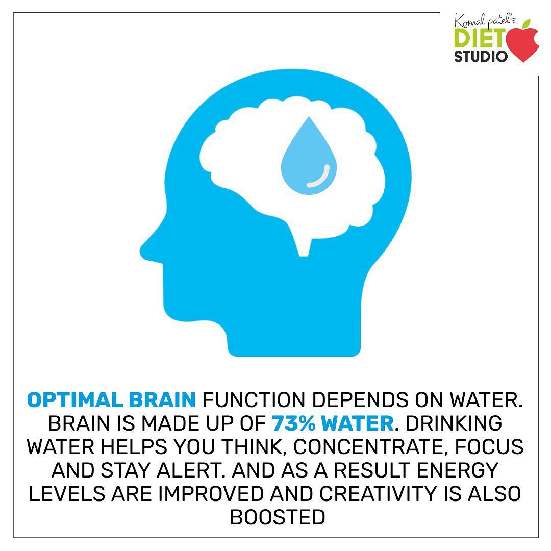 Our brains depend on proper hydration to function optimally. Brain cells require a delicate balance between water and various elements to operate, and when you lose too much water, that balance is disrupted. Your brain cells lose efficiency.
So don’t forget to keep yourself hydrated 
#brain #hydration #brainfunction #braincells #water