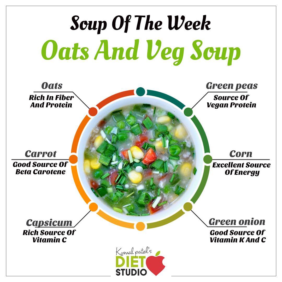 #vegetableoatssoup 
Vegetable and oats soup is a simple and comforting soup recipe that is packed with plenty of fibre and nutrition. vegetable and oats soup is a fibre-rich soup that is very filling while also aiding in weight loss.